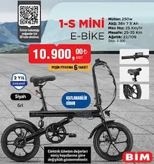 RKS 1S MİNİ E-BİKE ELEKTRİKLİ BİSİKLET RKS 1S MİNİ E-BİKE ELEKTRİKLİ BİSİKLET